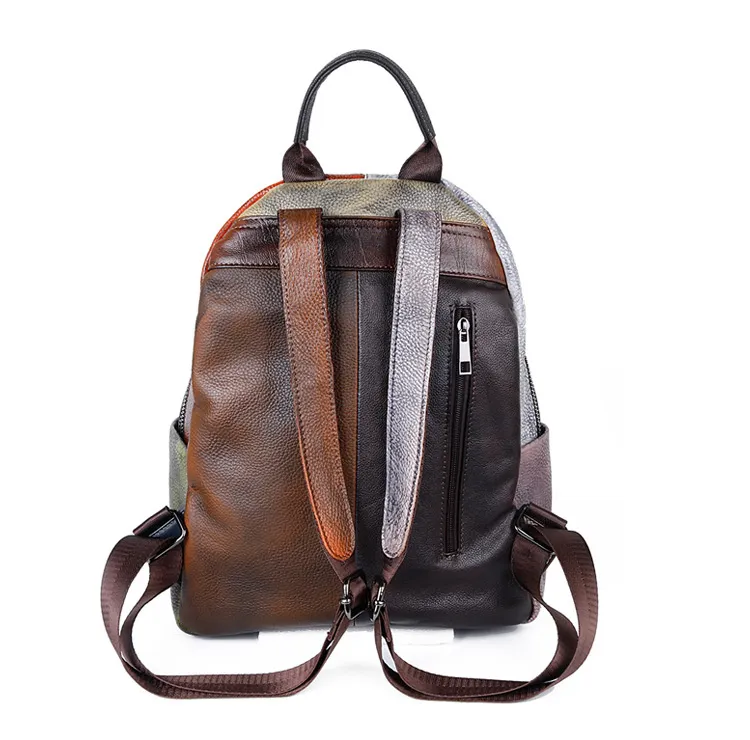 New Vintage Rubbing Leather Backpack for Women C305