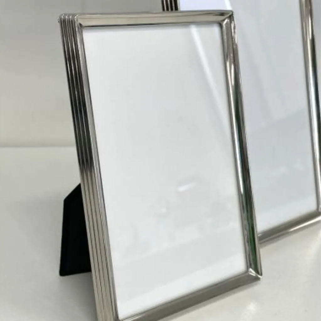 Nickel Ridged Side Frame | 4 x 6"