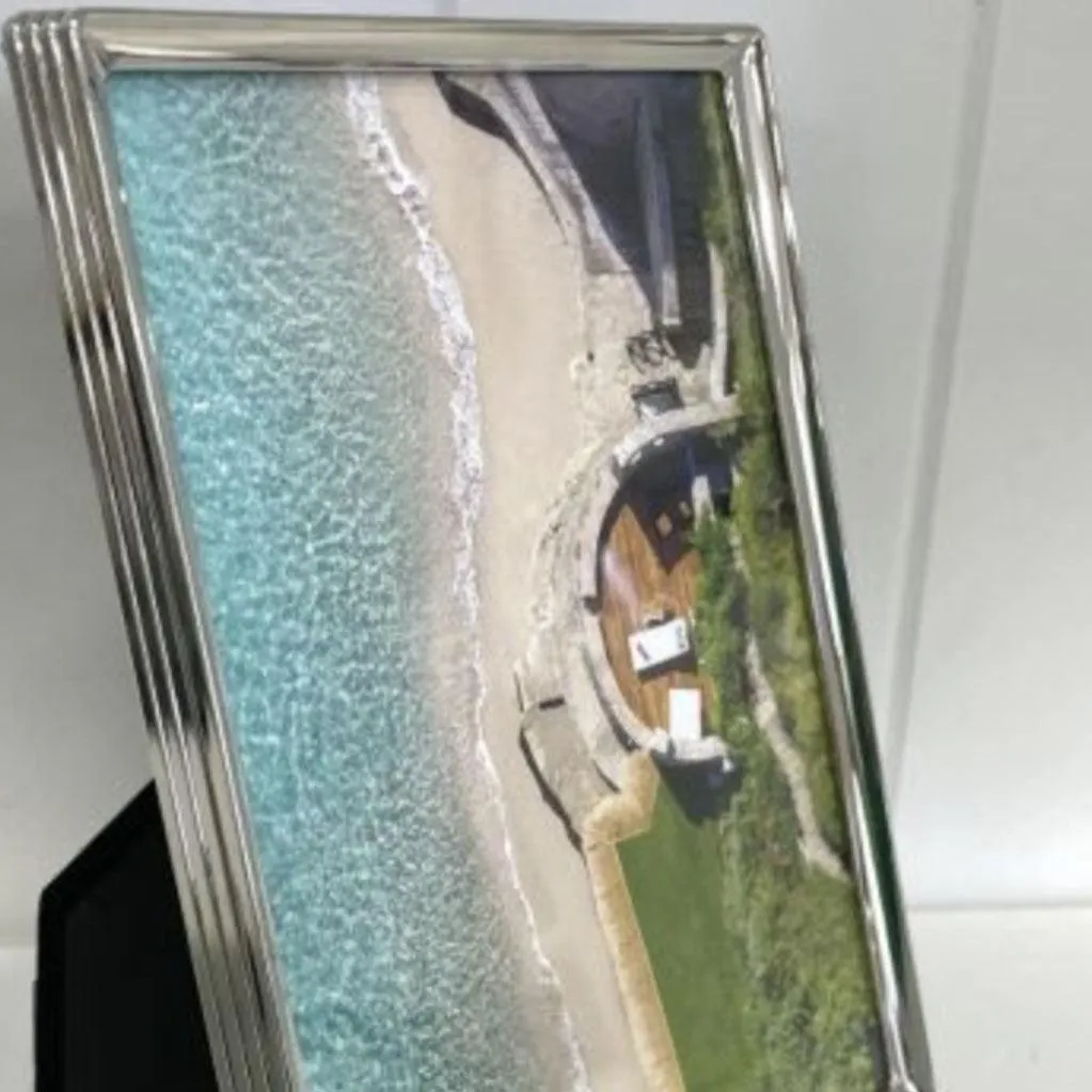 Nickel Ridged Side Frame | 4 x 6"