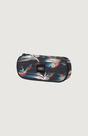 O&#39;Neill Unisex Lifestyle 9M4222-9940 Box Pencilcase Black Aop W/Pink
