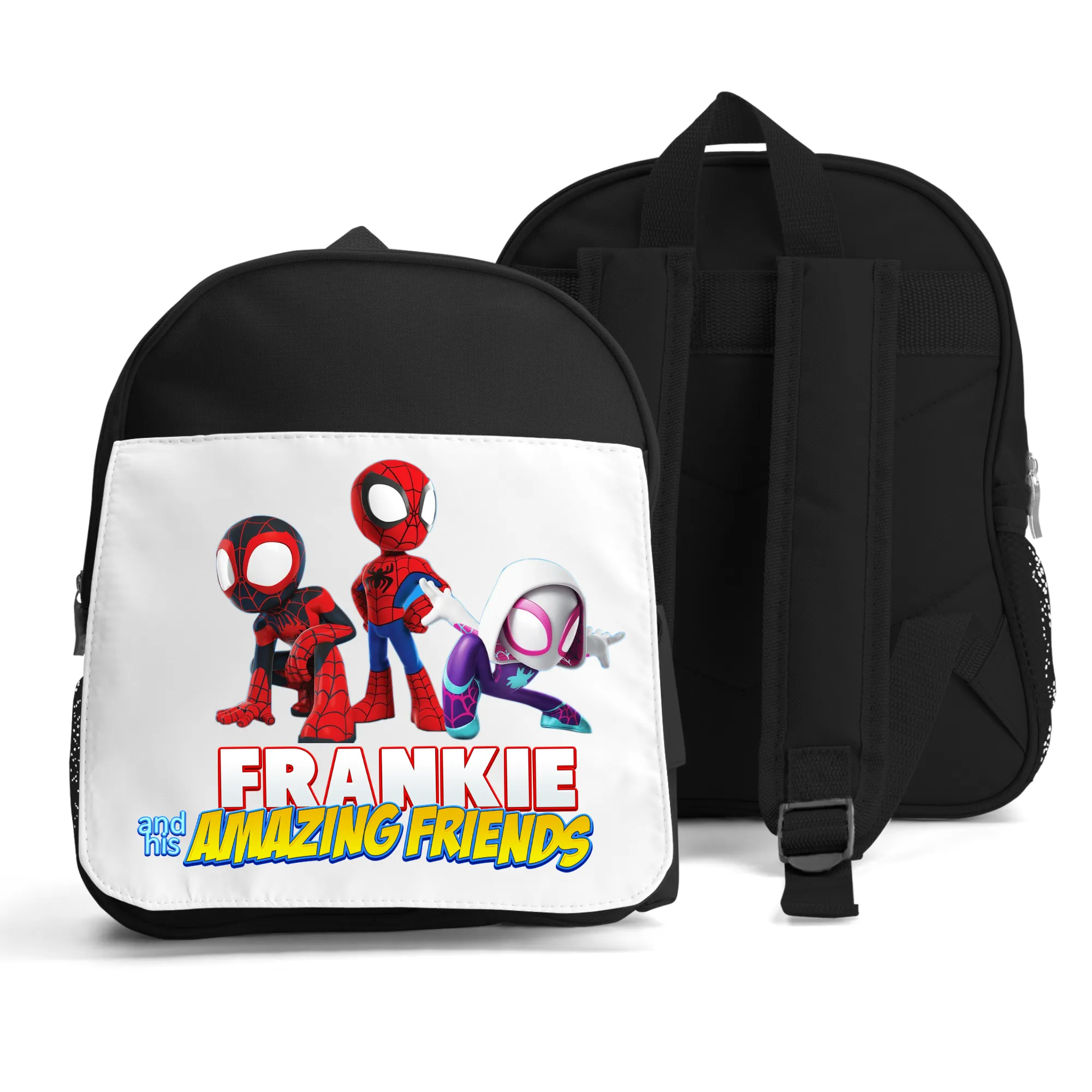 Personalised Spidey and his Amazing Friends Backpack I  Boys' Custom Backpack