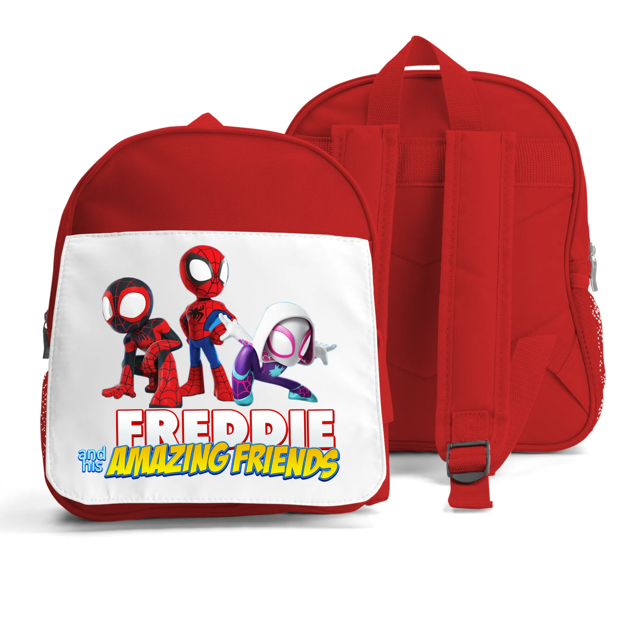 Personalised Spidey and his Amazing Friends Backpack I  Boys' Custom Backpack