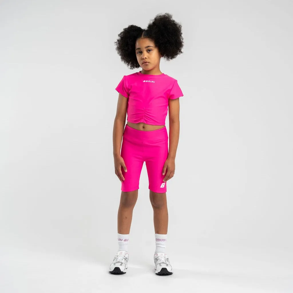 Pink Girls Bonini Cycling Shorts BNC006