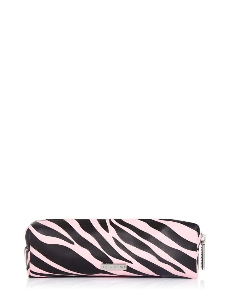 Pink Zebra Pencil Case