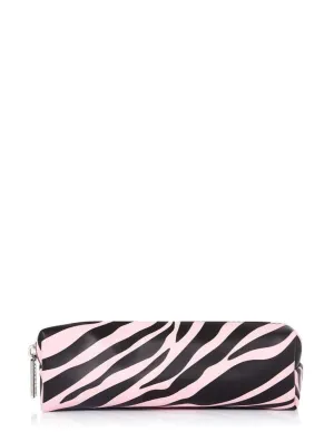 Pink Zebra Pencil Case
