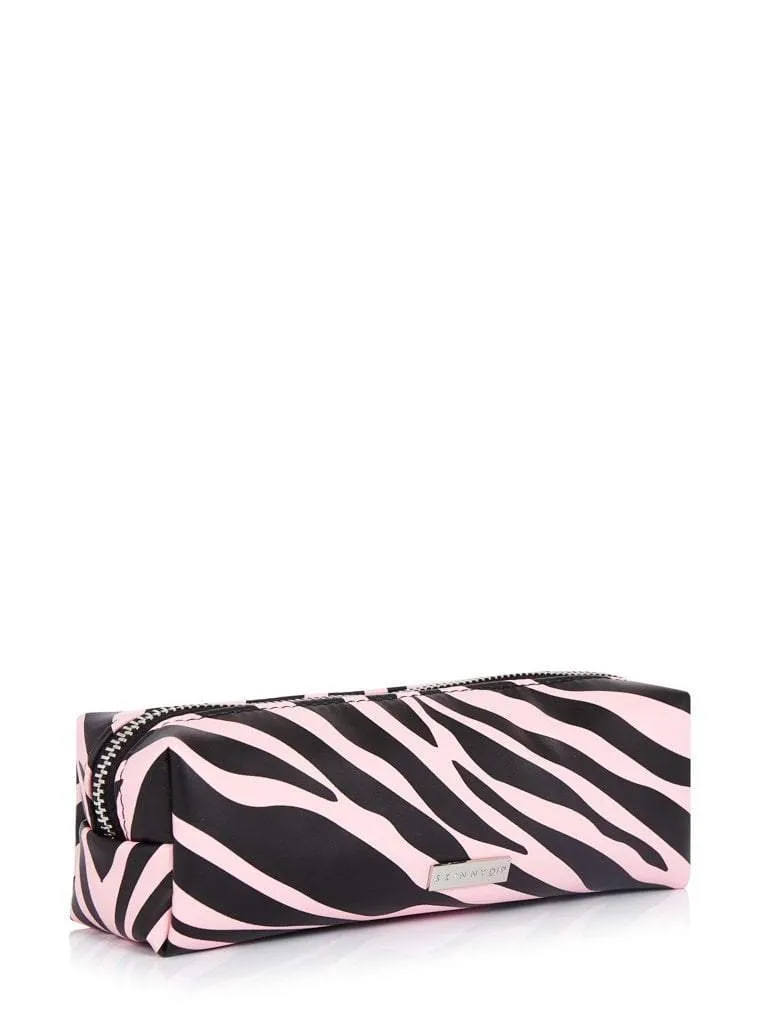 Pink Zebra Pencil Case