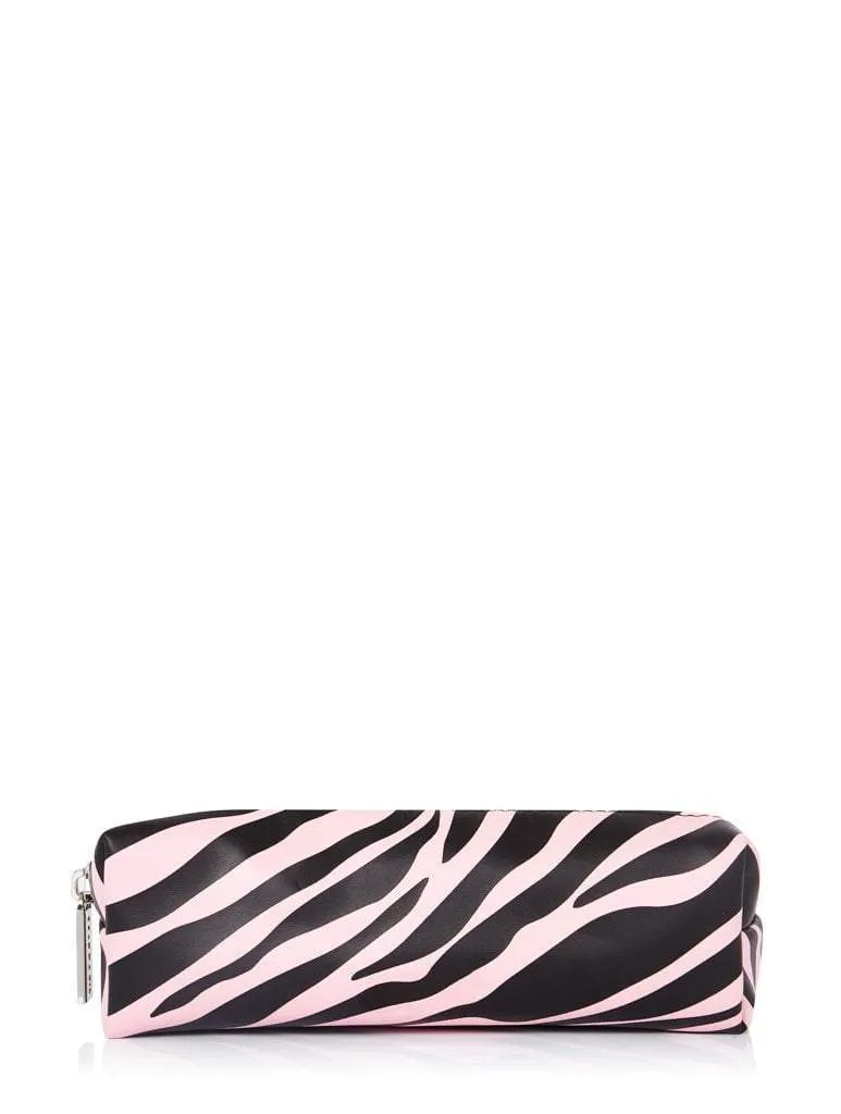Pink Zebra Pencil Case