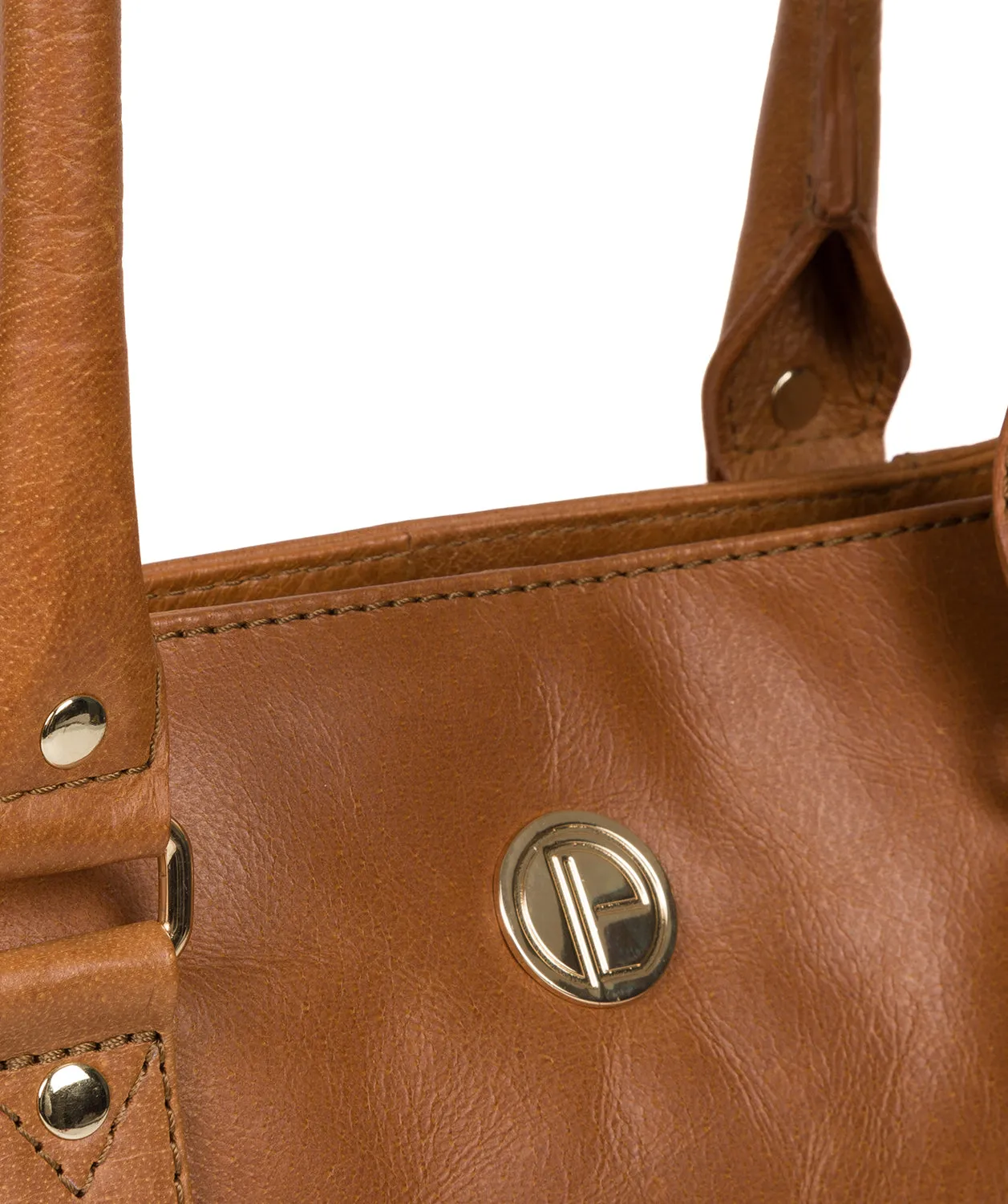 'Poppy' Saddle Tan Leather Handbag