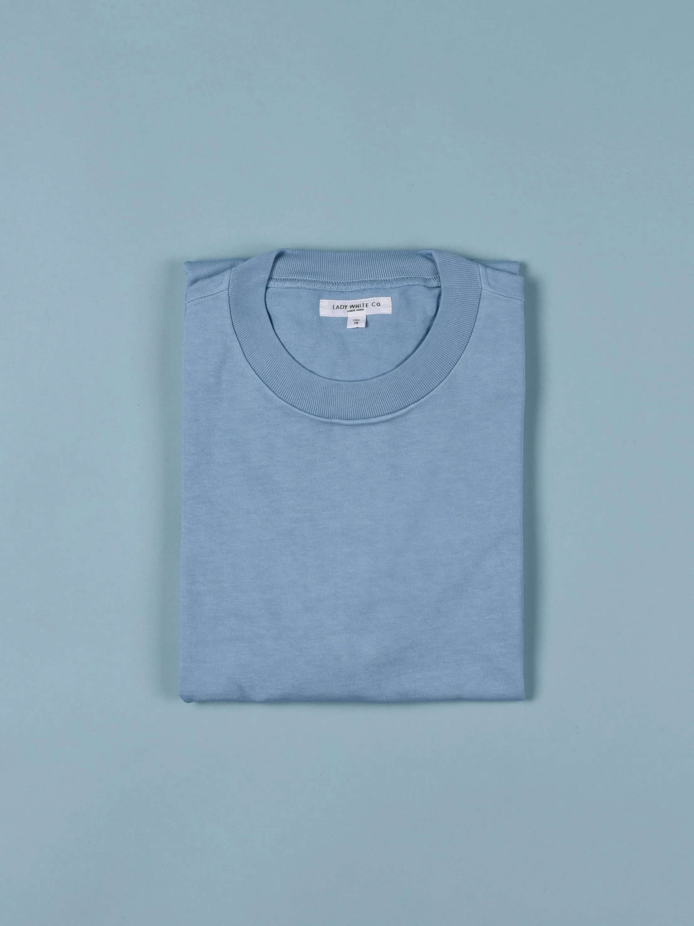 PPHH x LADY WHITE CO. RUGBY T-SHIRT - CORNFLOWER