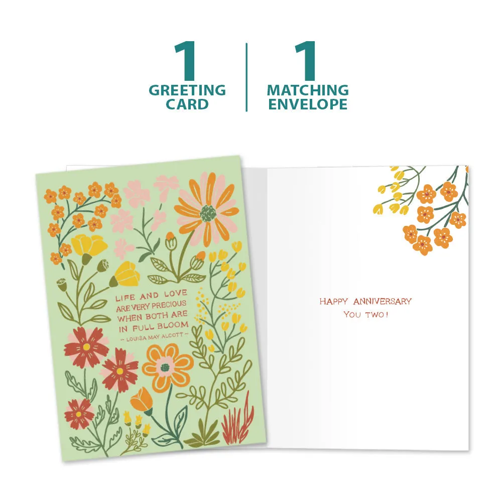Precious Blooms Single Card