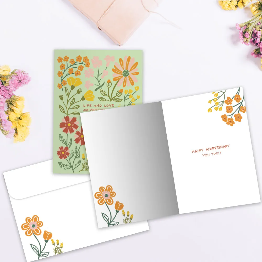 Precious Blooms Single Card