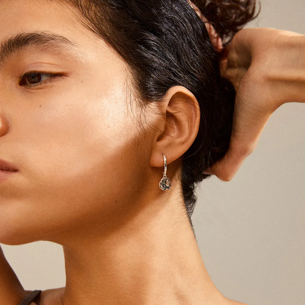 Precious Silver Plated Hoops