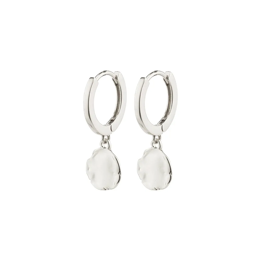 Precious Silver Plated Hoops