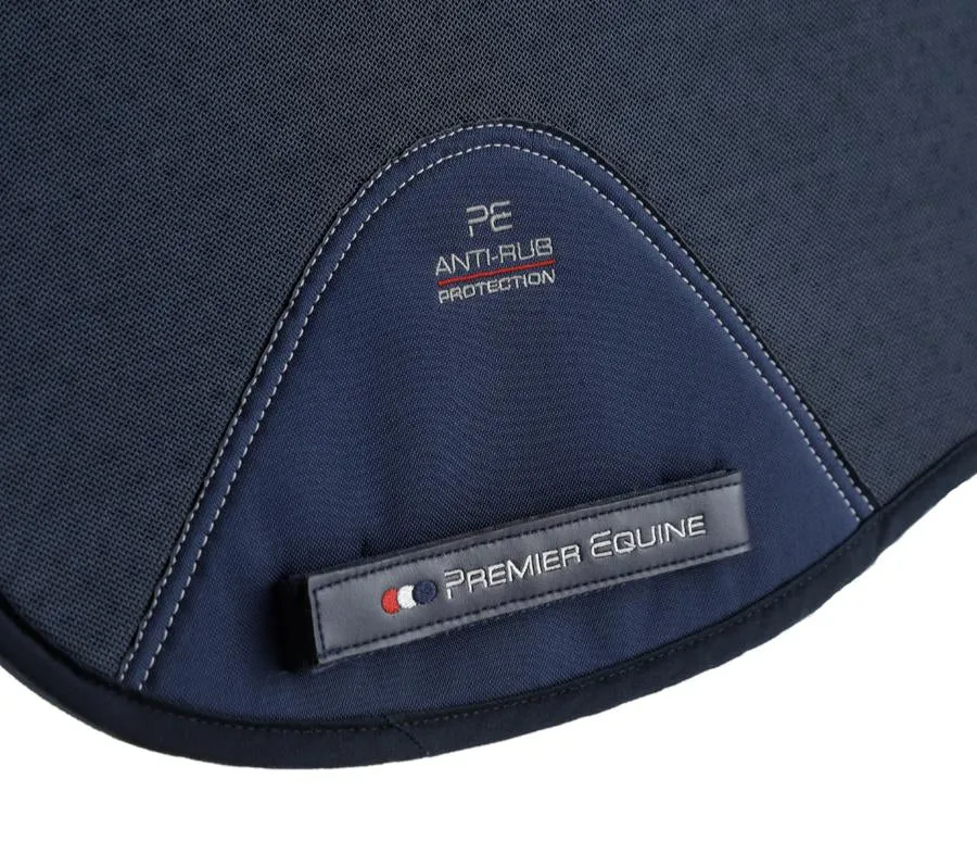 Premier Equine Close Contact Airtechnology Anti Slip Dressage Square saddle pad