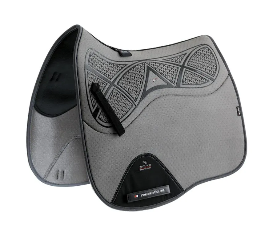 Premier Equine Close Contact Airtechnology Anti Slip Dressage Square saddle pad