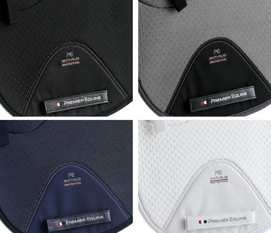 Premier Equine Close Contact Airtechnology Anti Slip Dressage Square saddle pad
