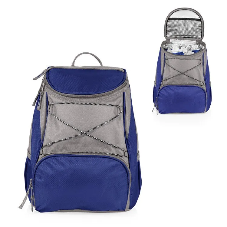 PTX Backpack Cooler, Navy with Gray