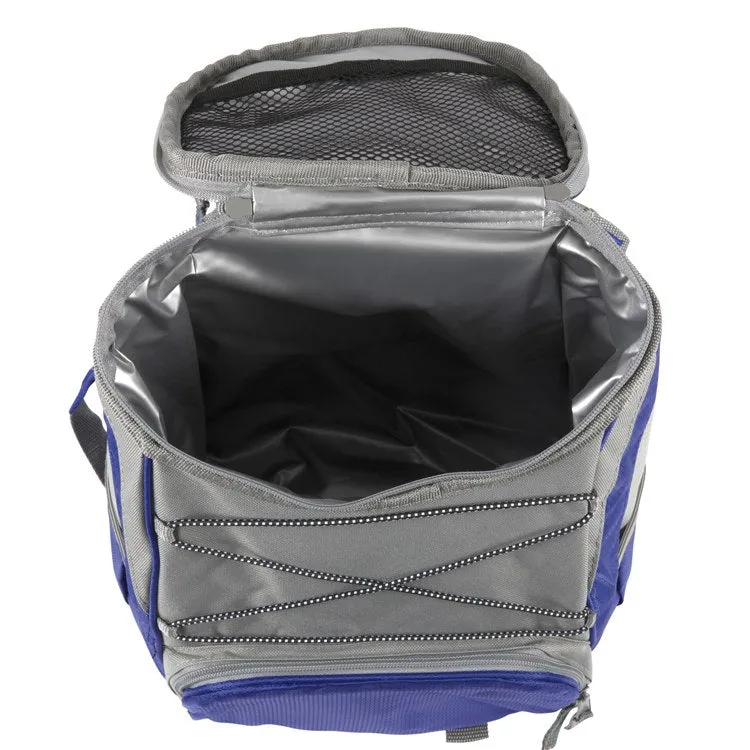PTX Backpack Cooler, Navy with Gray