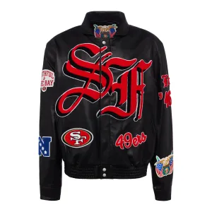 SAN FRANCISCO 49ERS LEATHER JACKET