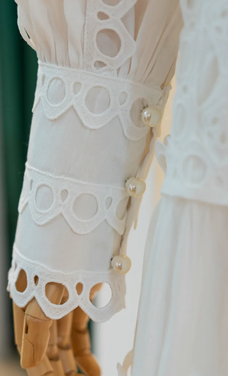 Scarlett Dress in Lucent White