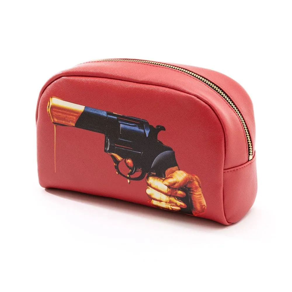 Seletti Toiletpaper Beauty Case Revolver