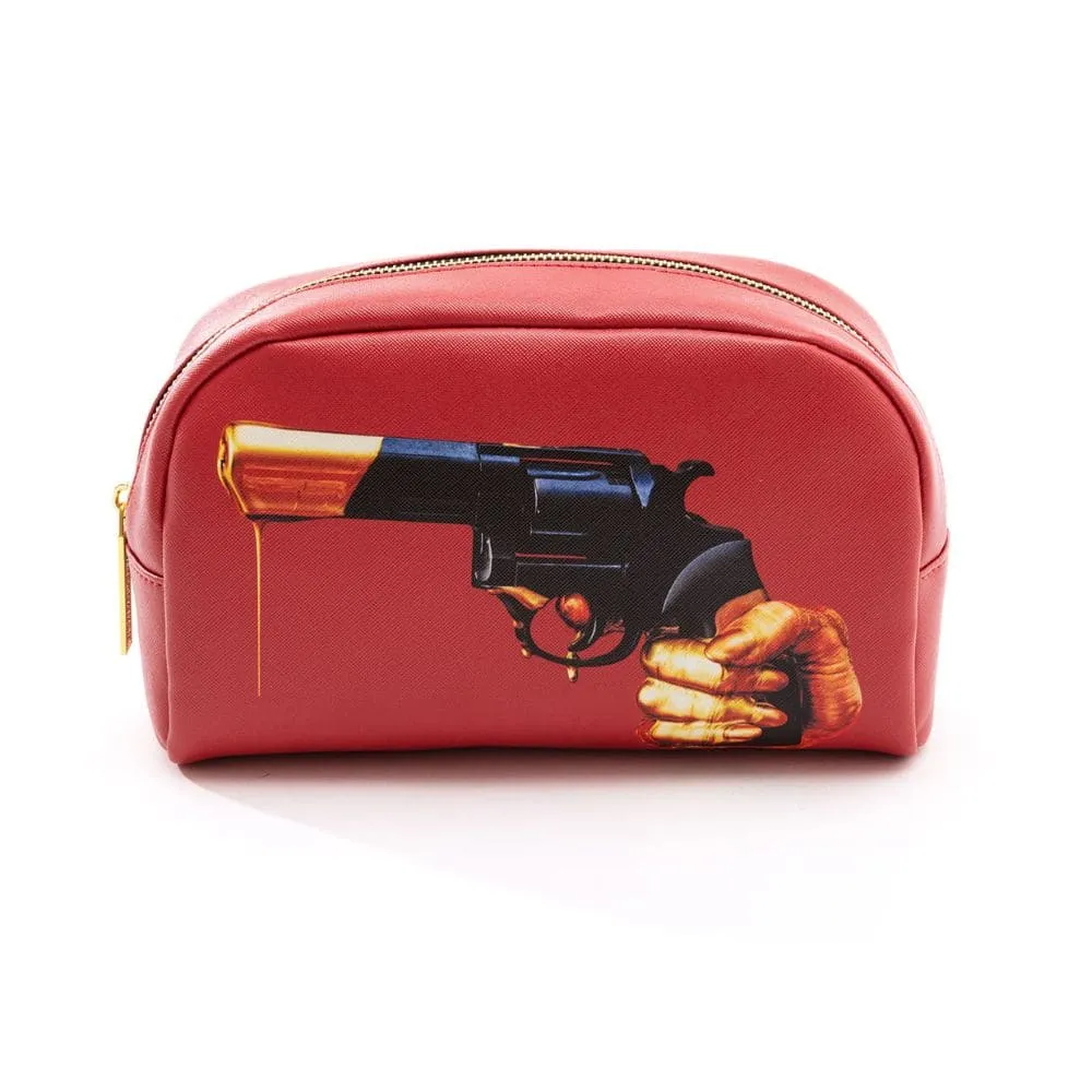Seletti Toiletpaper Beauty Case Revolver