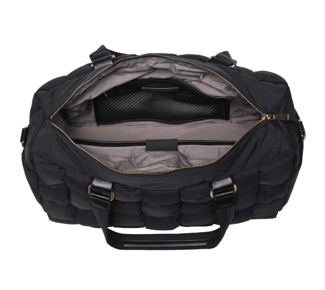 Serena - Woven Nylon Duffle Bag