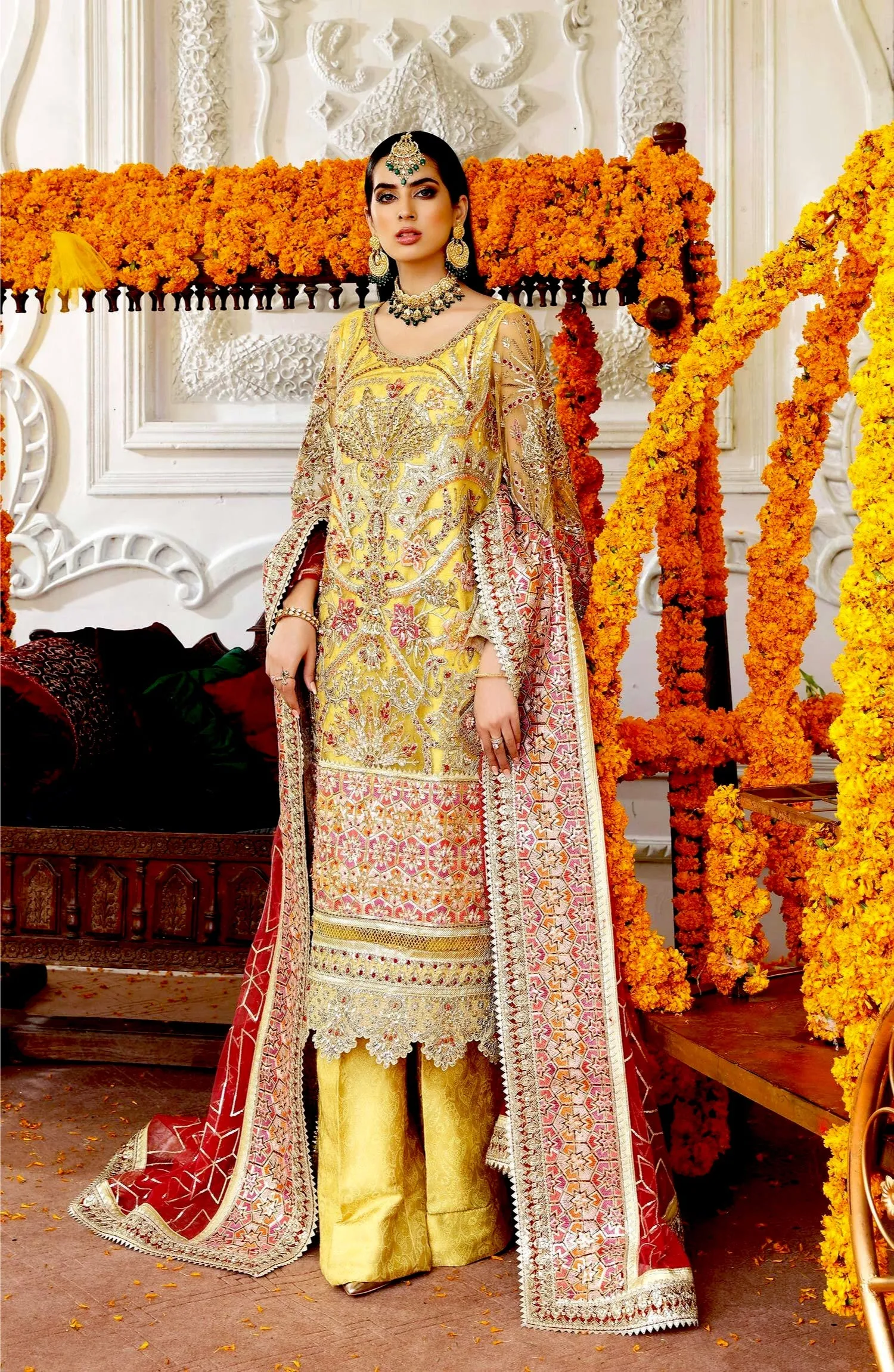 Shamrock Resplendent Luxury Collection by Maryum N Maria – SFD0054  MANYA