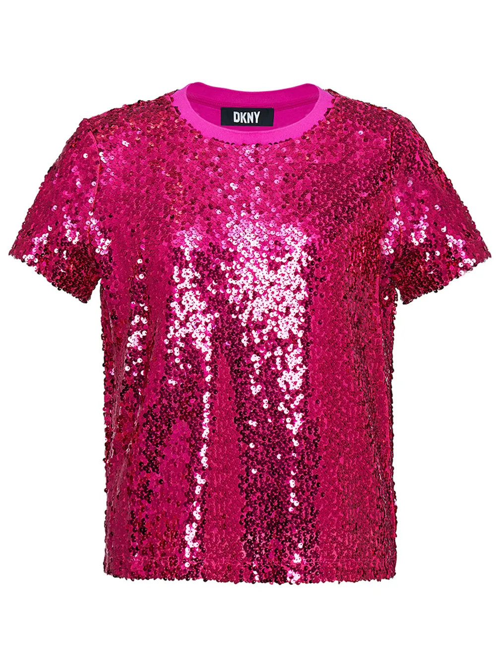 Shiny Sequin Mesh All Over Top