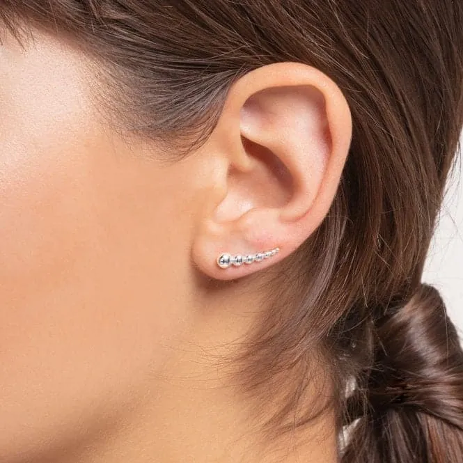 Silver Dot Ear Climbers H2156-001-21