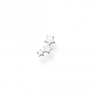 Silver Star Single Ear Climber Stud H2142-001-21