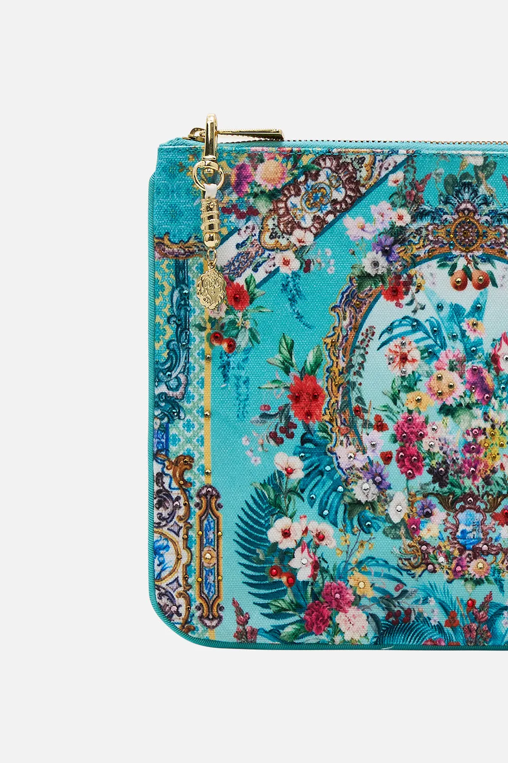 SMALL CANVAS CLUTCH GARDENS OF QUELUZ