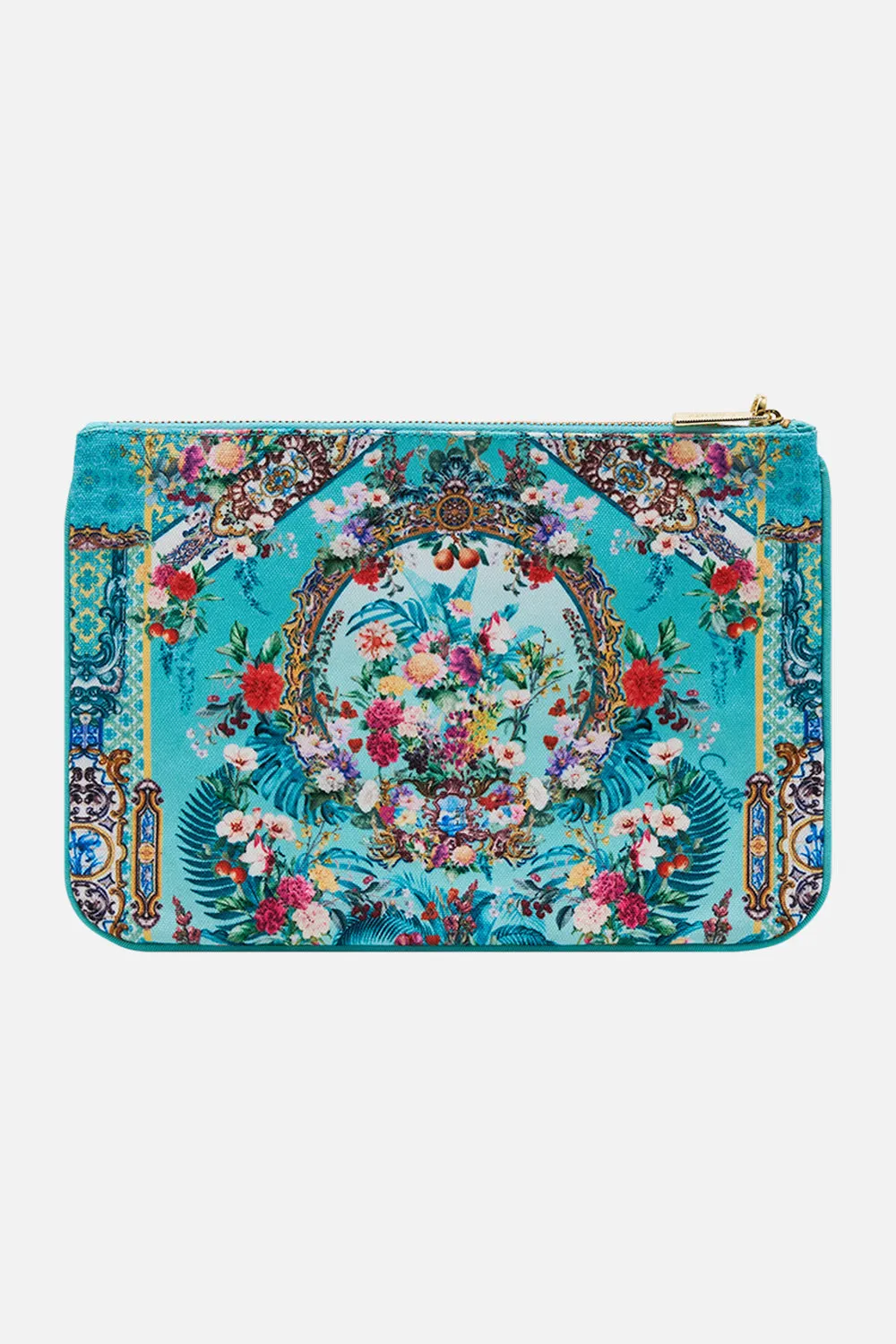 SMALL CANVAS CLUTCH GARDENS OF QUELUZ