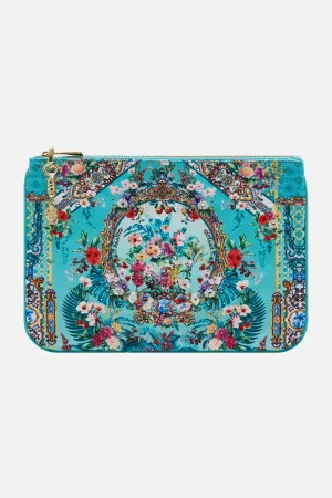 SMALL CANVAS CLUTCH GARDENS OF QUELUZ