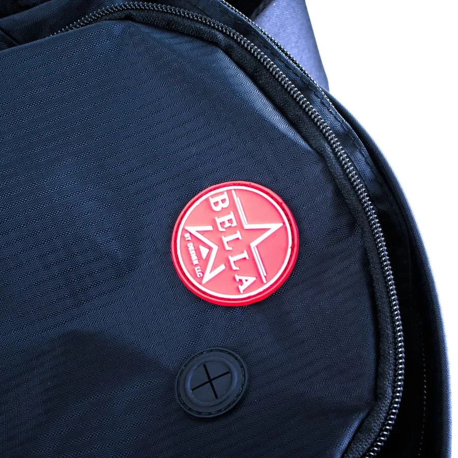 Solar Backpack 45L with Power Bank 6.5W 6V color Black
