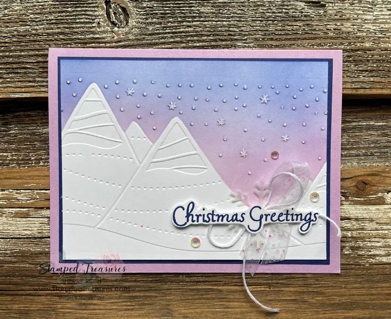 Stampin' Up! Charming Landscapes Mini Embossing Folders