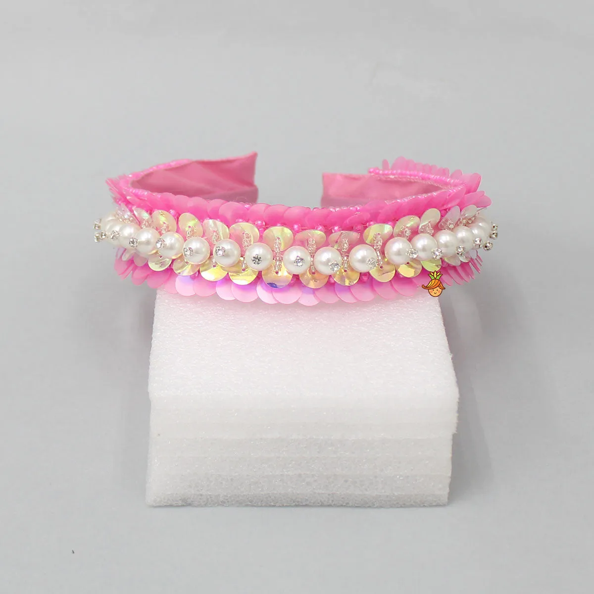 Stunning Beads And Sequins Work Hair Band