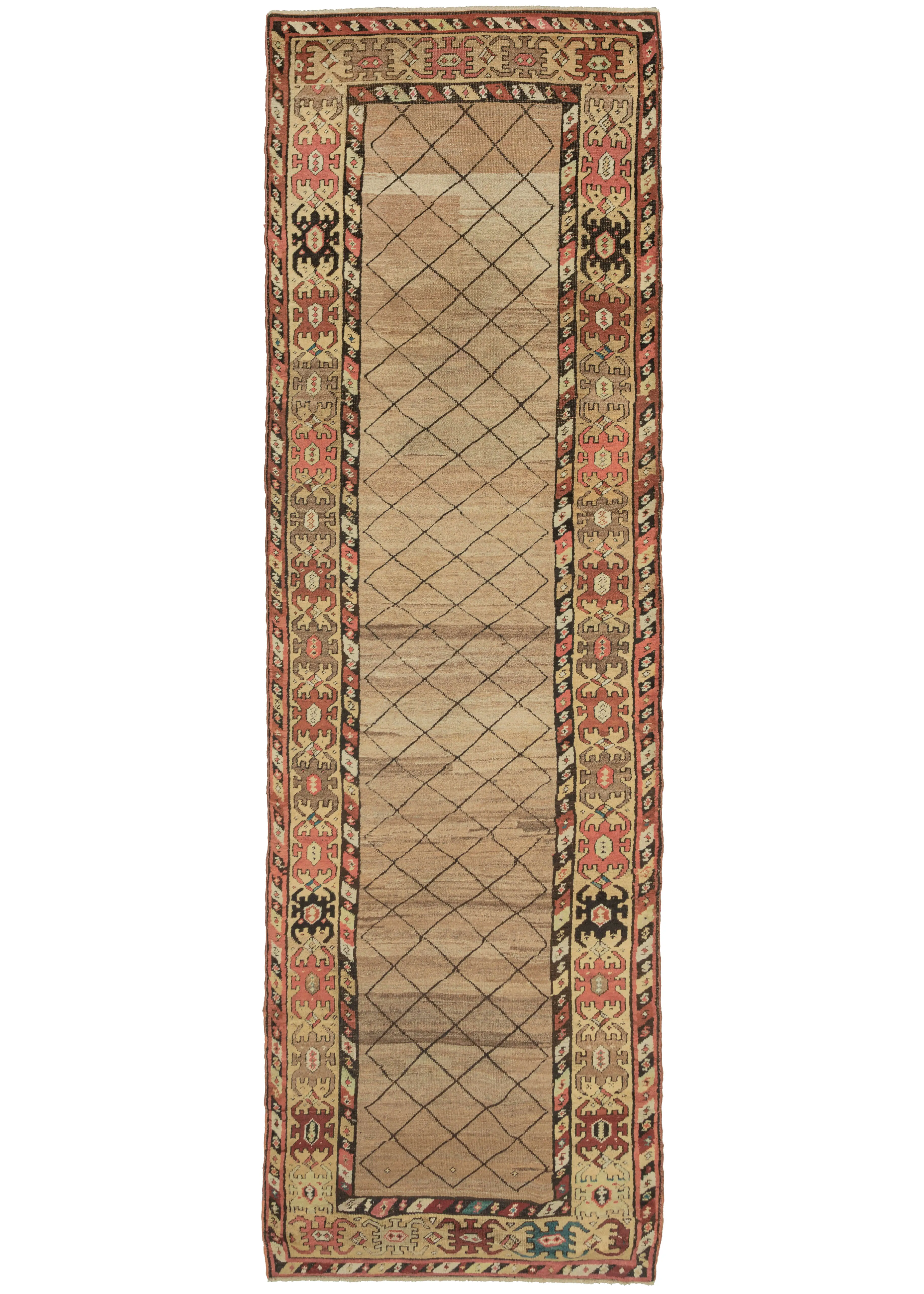 Stunning Camel Bidjar Runner - 3'7 x 12'3