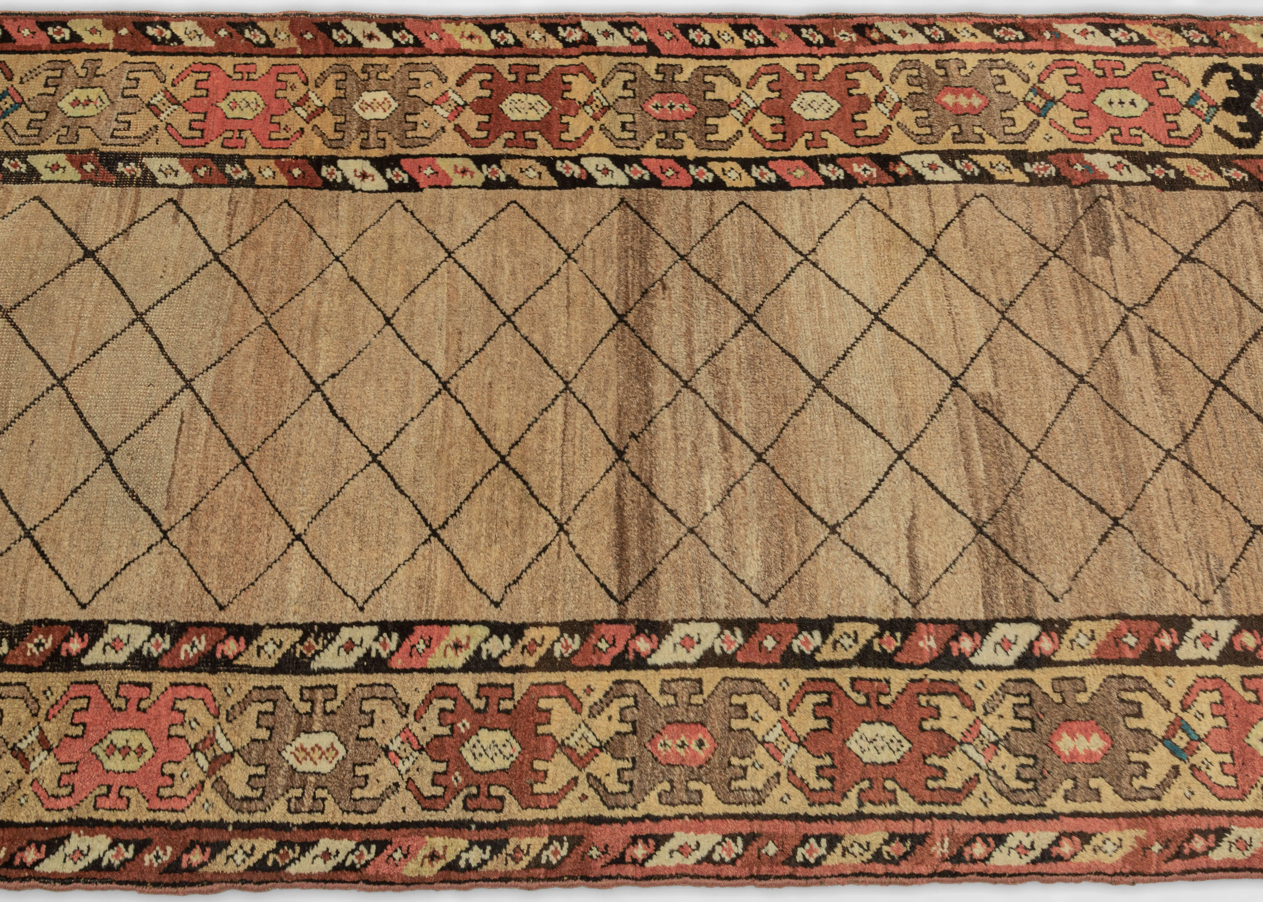 Stunning Camel Bidjar Runner - 3'7 x 12'3