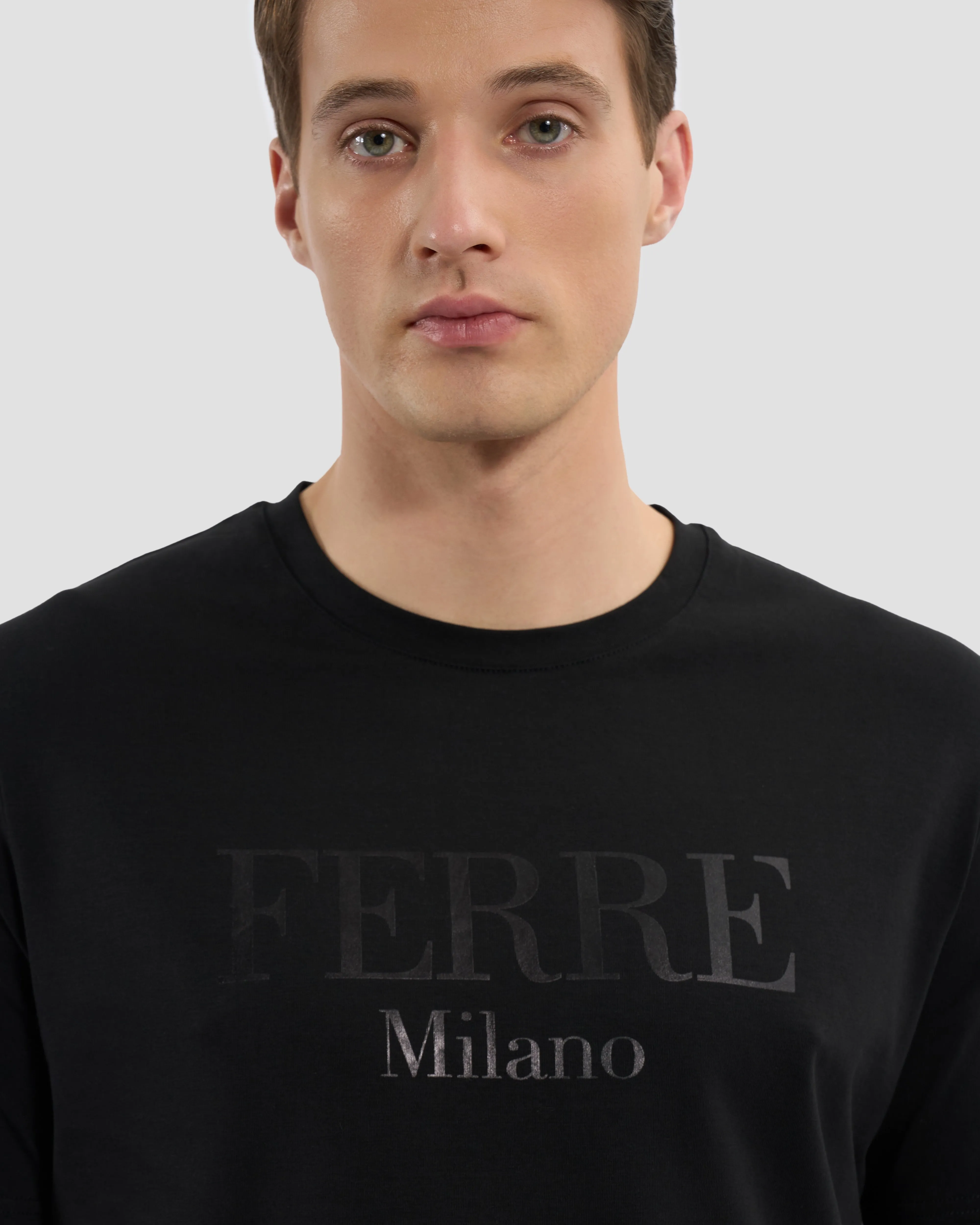 Subtle Metallic Print T-Shirt