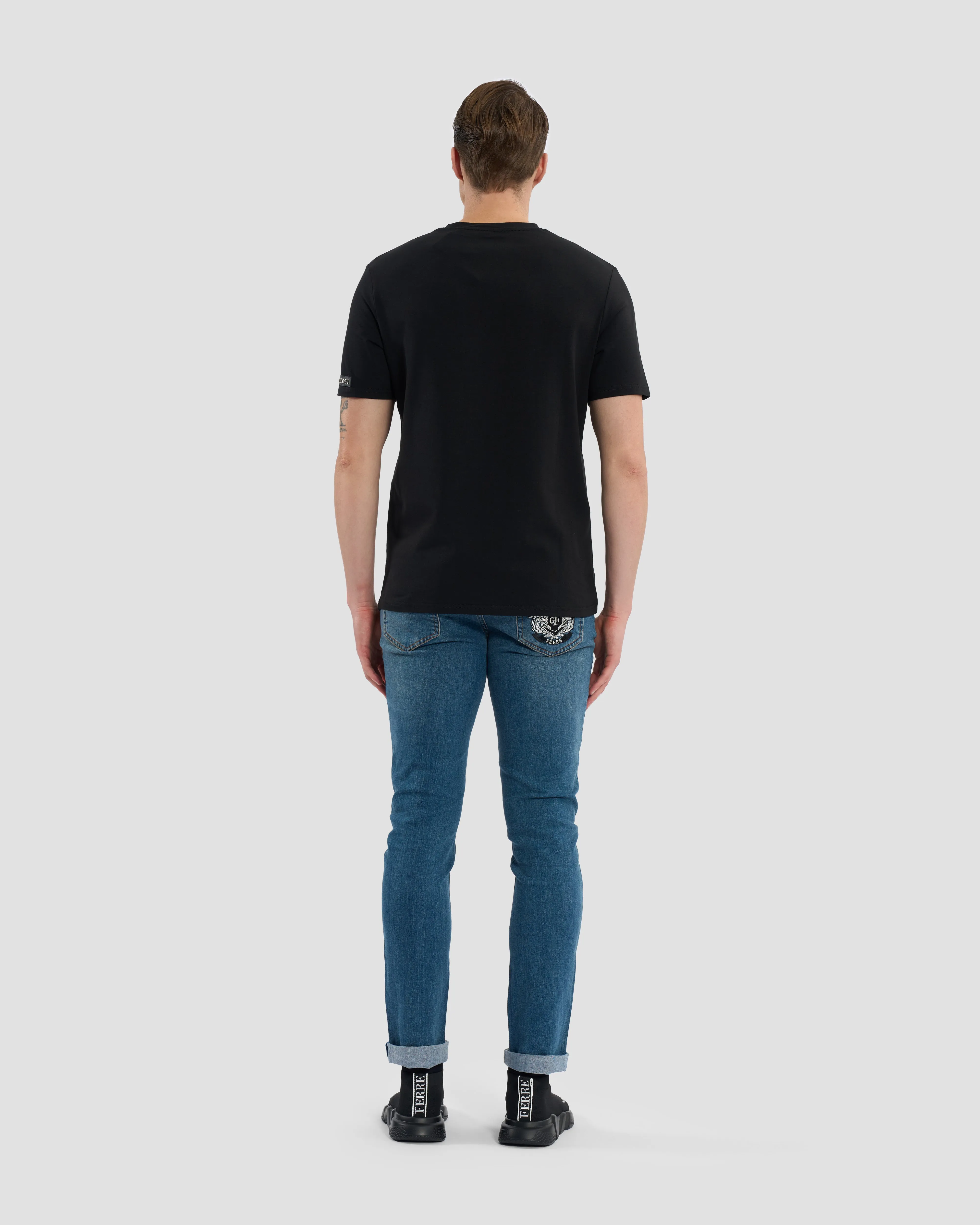 Subtle Metallic Print T-Shirt