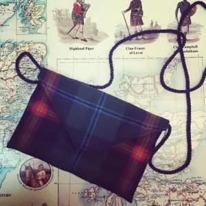 Tartan Clutch Bag ( Morven ) in the Young Tartan