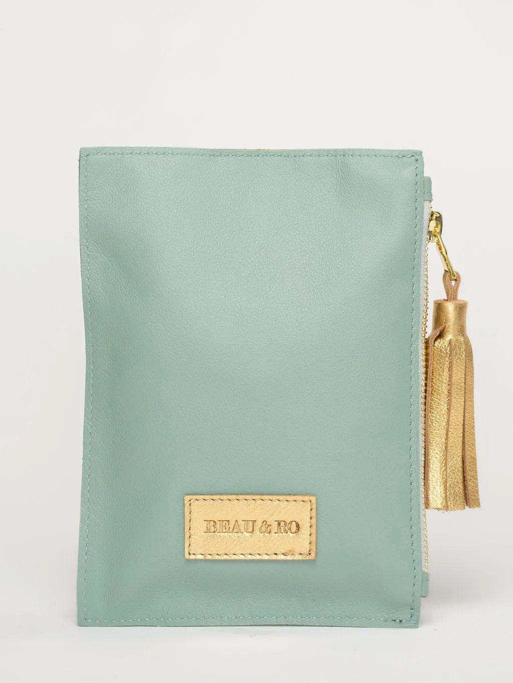 The Metal Ring Wristlet | Seafoam