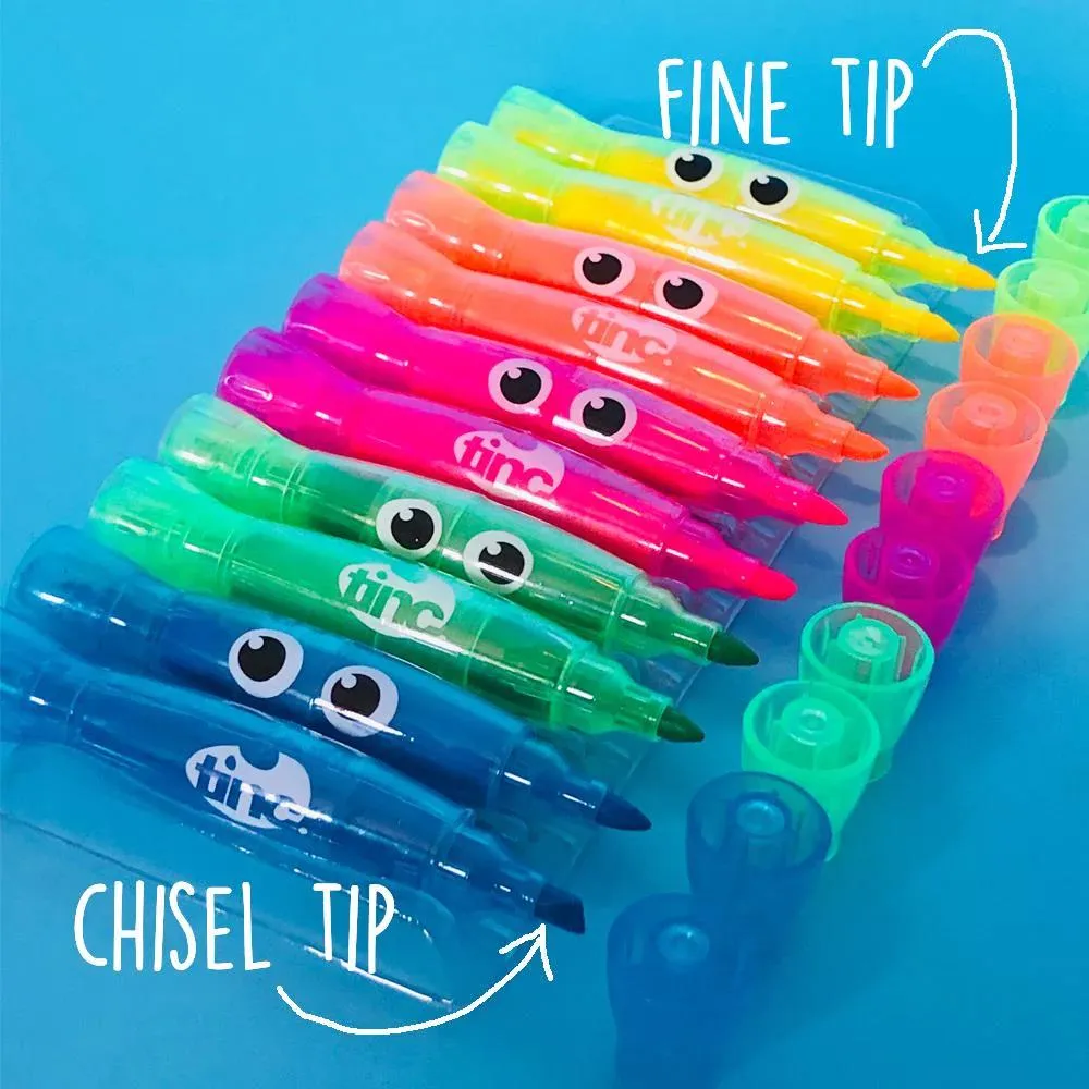 Tinc Nifty Snifty Double-Tipped Highlighters 10pk
