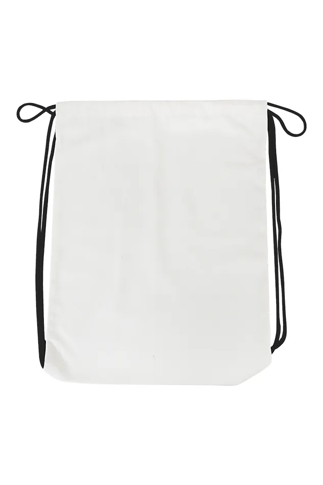 Unisex 100% Cotton Canvas Drawstring Bag - Time to Thrive