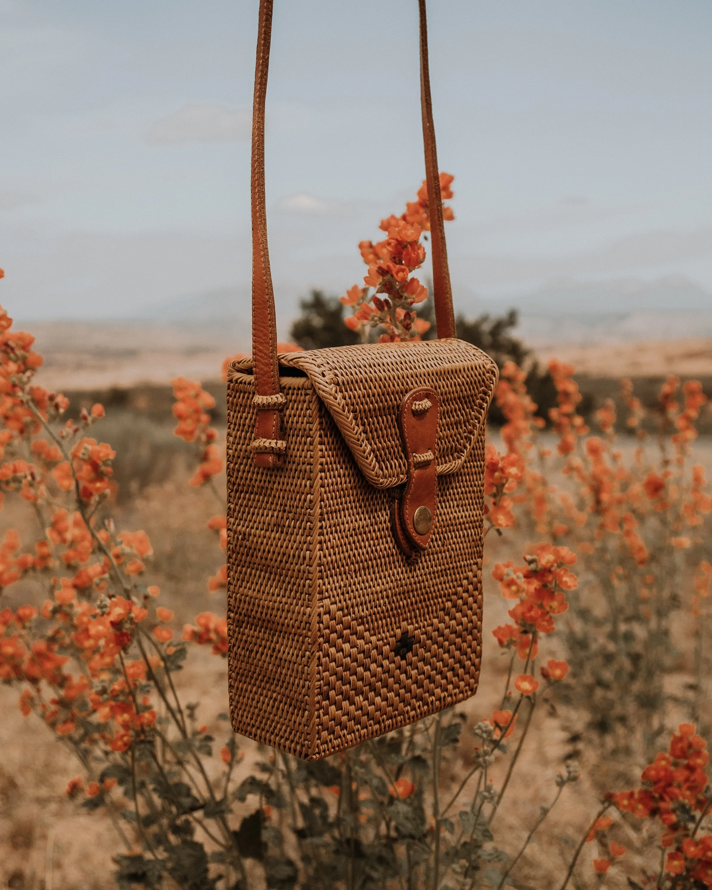 Vegan Uluwatu Unisex Rattan Bag