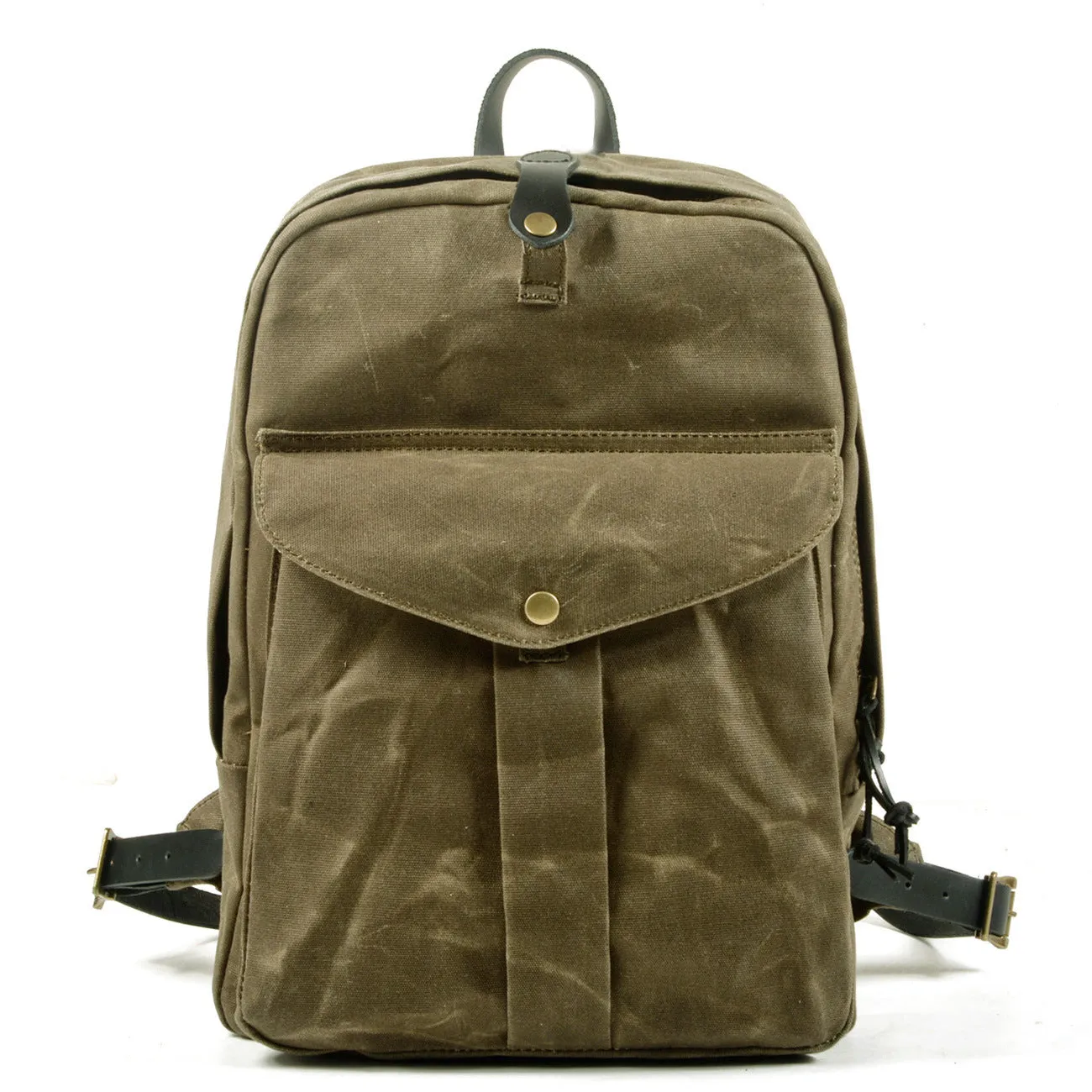 Vintage Water-resistant Canvas Hiking Backpack
