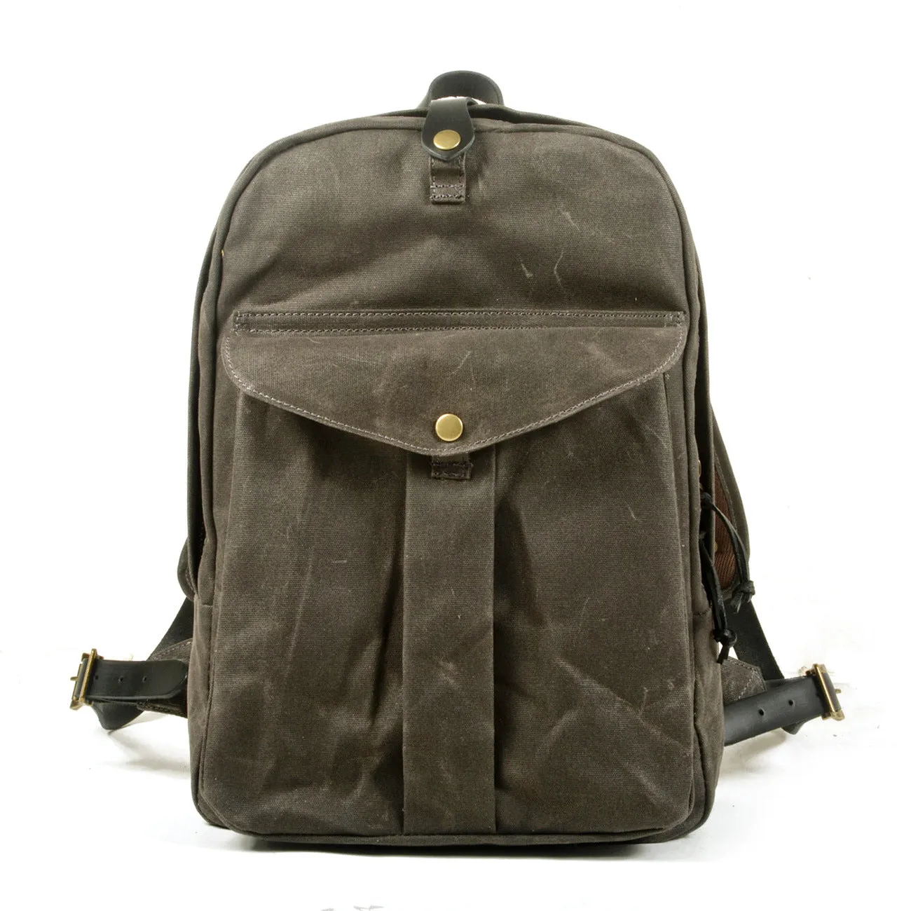 Vintage Water-resistant Canvas Hiking Backpack