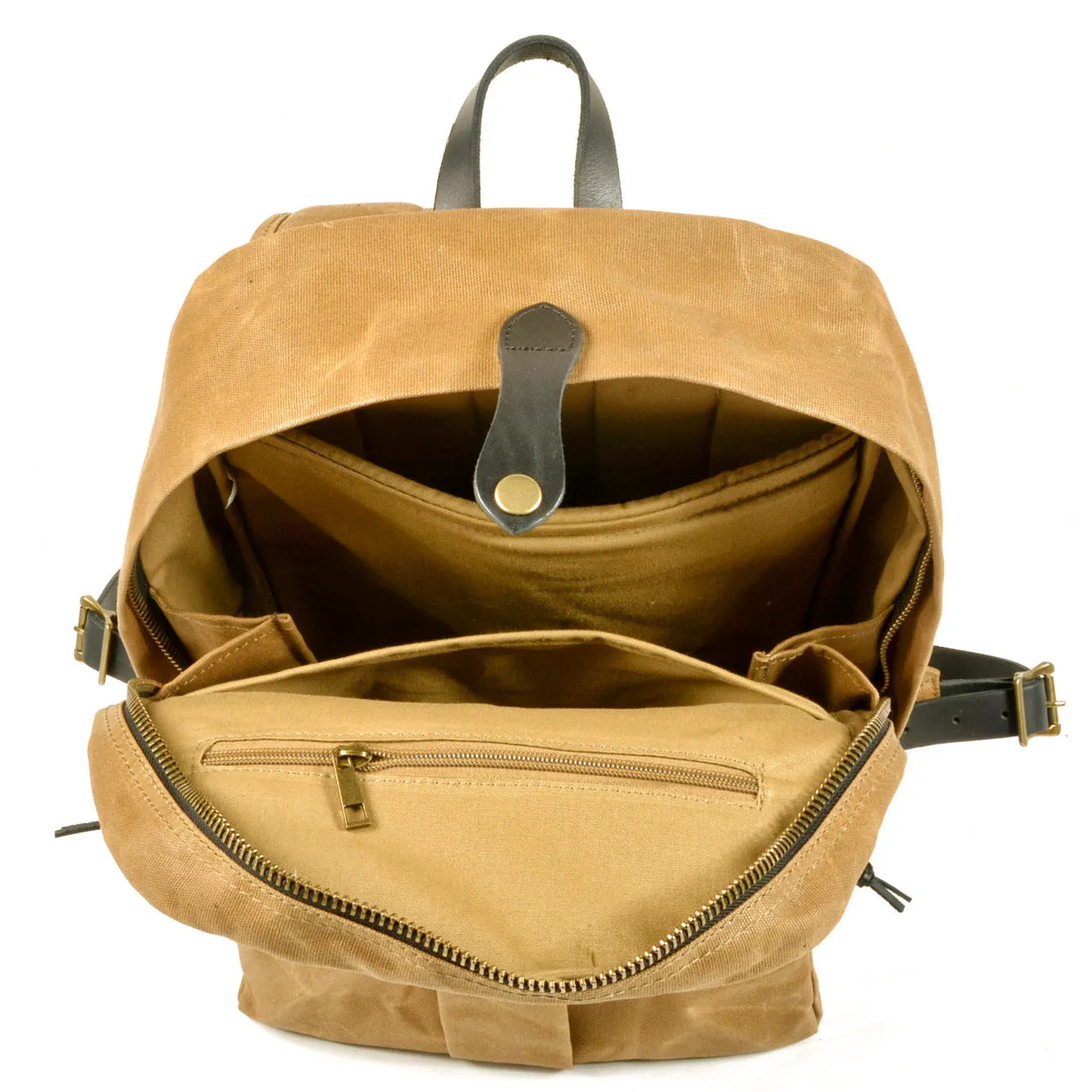 Vintage Water-resistant Canvas Hiking Backpack
