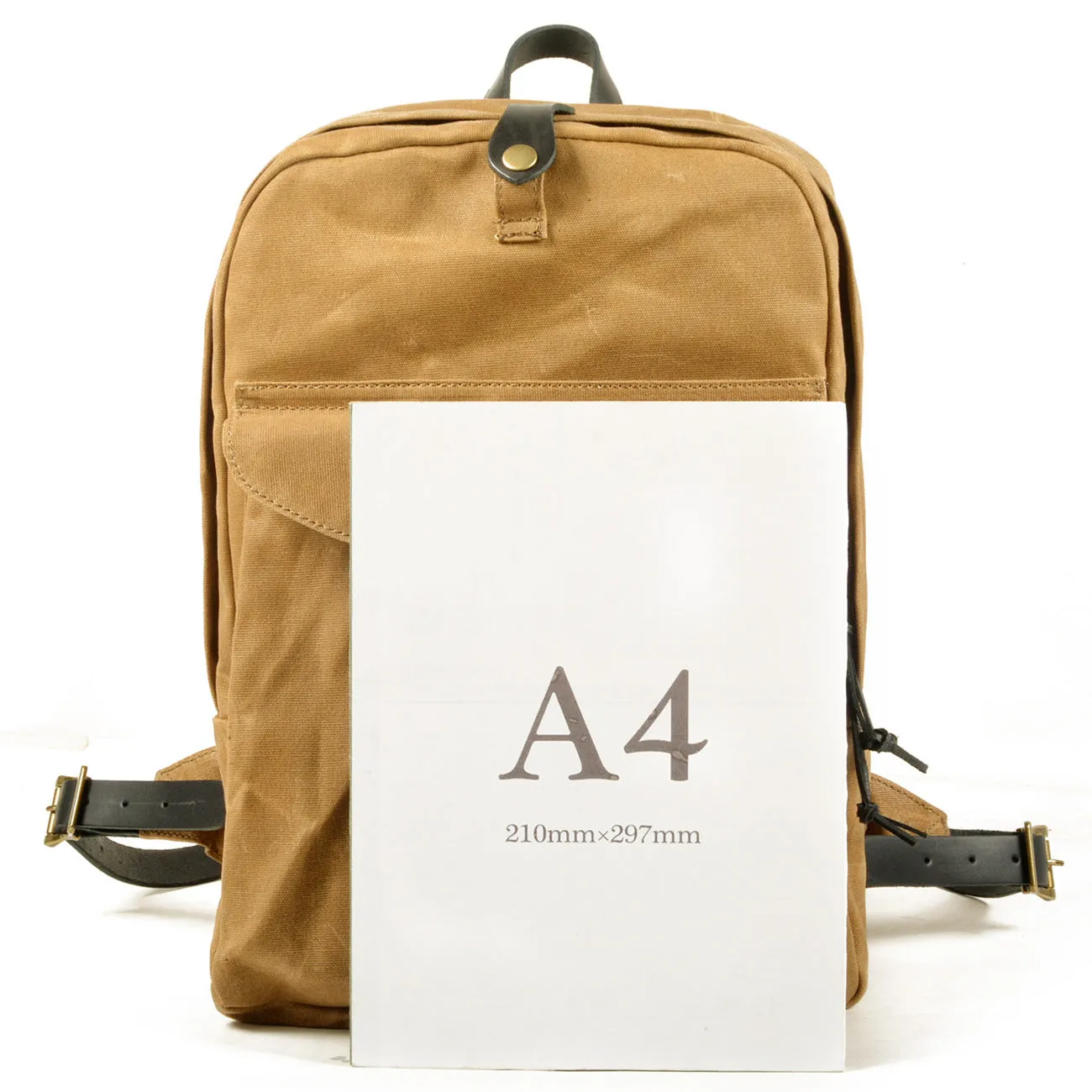 Vintage Water-resistant Canvas Hiking Backpack